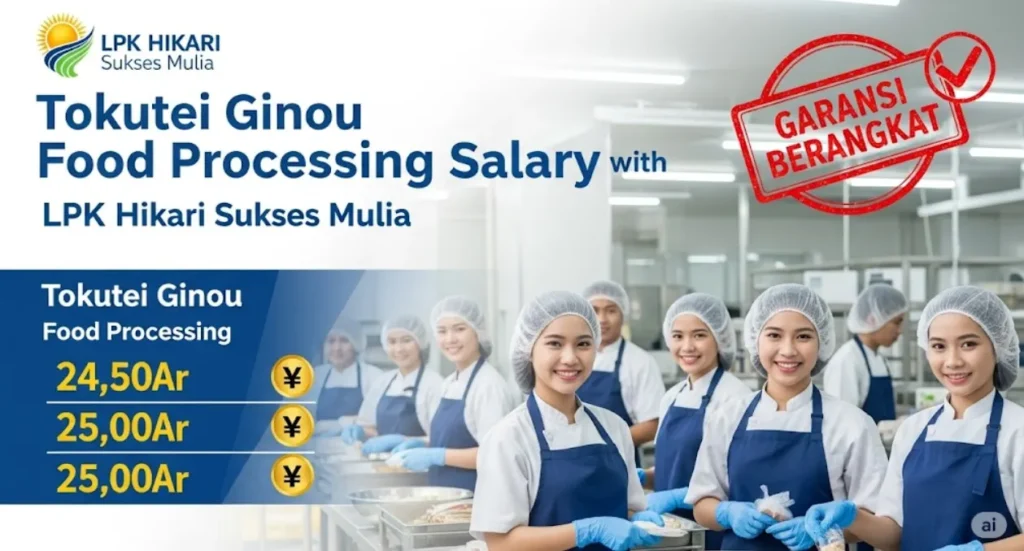 Gaji Tokutei Ginou Pengolahan Makanan